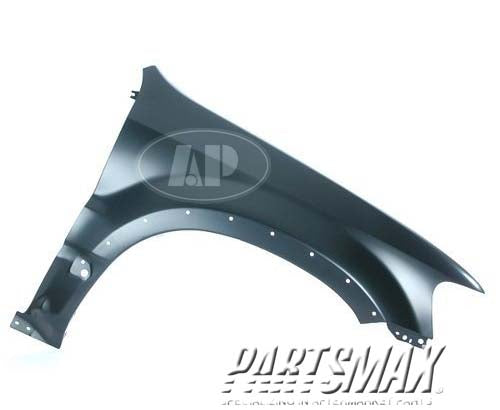 1241 | 2001-2007 FORD ESCAPE RT Front fender assy w/wheel opening molding; w/o side repeater lamp | FO1241215|YL8Z16005DA
