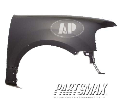 1241 | 2007-2014 FORD EXPEDITION RT Front fender assy w/Wheel Opening Mldgs | FO1241254|FL1Z16005B