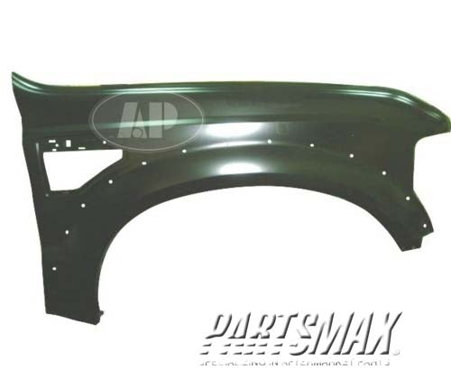 1241 | 2008-2010 FORD F-450 SUPER DUTY RT Front fender assy F-450 | FO1241260|7C3Z16005B