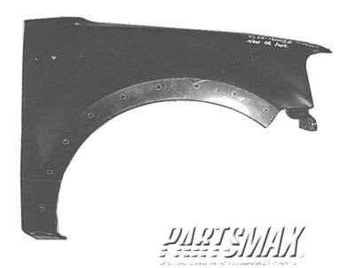 1241 | 2006-2008 FORD F-150 RT Front fender assy w/Wheel Opening Moulding; From 8-9-05 | FO1241269|6L3Z16005B