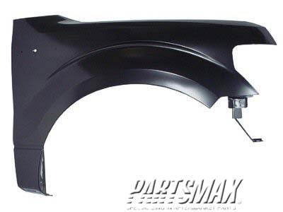 60 | 2009-2012 FORD F-150 RT Front fender assy w/o Wheel Opening Moulding | FO1241272|CL3Z16005A