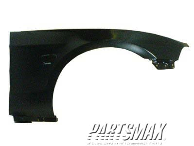 1241 | 2010-2014 FORD MUSTANG RT Front fender assy BASE; w/o Pony Pkg | FO1241281|AR3Z16005A