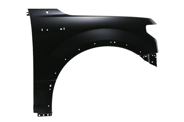 1241 | 2015-2020 FORD F-150 RT Front fender assy w/Wheel Opening Moulding; w/o Active Park Assist | FO1241299|JL3Z16005B