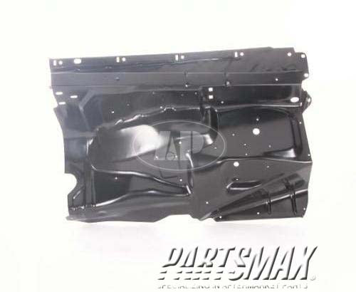 1246 | 1975-1977 FORD F-150 LT Front fender apron assy except w/4WD | FO1246101|D9TZ16055B
