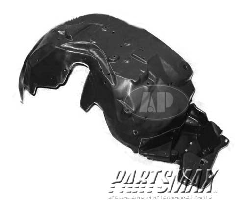 1246 | 1998-2002 FORD CROWN VICTORIA LT Front fender apron assy all | FO1246110|1W7Z16055AA