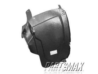 130 | 2008-2010 FORD EXPLORER SPORT TRAC LT Front fender inner panel Liner Extension; Front | FO1248137|8A2Z16D073A