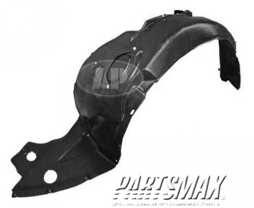 1250 | 2006-2009 FORD FUSION LT Front fender splash shield plastic liner | FO1250136|6E5Z16103A