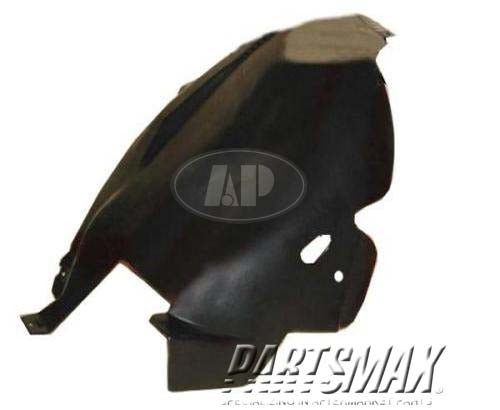 1251 | 1996-1997 FORD TAURUS RT Front fender splash shield front fender liner; G/GL | FO1251116|F6DZ16102AA