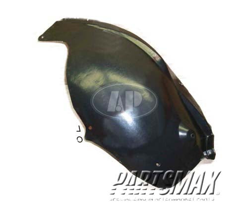 1251 | 1996-1999 FORD TAURUS RT Front fender splash shield rear fender liner | FO1251118|F6DZ16102A