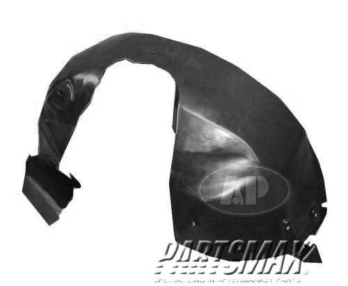 160 | 2005-2007 FORD FREESTYLE RT Front fender splash shield plastic liner | FO1251132|5F9Z16102AA
