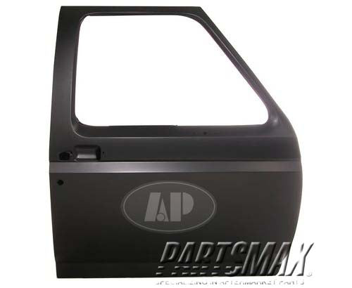 1301 | 1987-1991 FORD F-150 RT Front door shell w/paddle design mirrors | FO1301107|F1TZ1520124A