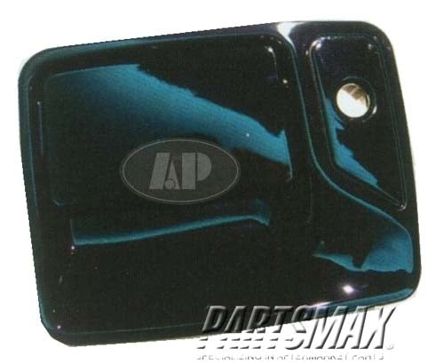 1310 | 2002-2004 FORD F-250 SUPER DUTY LT Front door handle outer w/Sport Pkg; Smooth Black; Code UA; PTM | FO1310127|7C3Z3622405APPTM