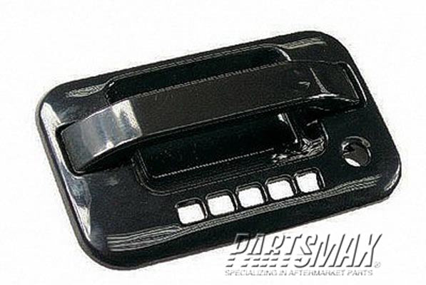 1680 | 2005-2006 FORD F-150 LT Front door handle outer new design; w/keyless entry; smooth black | FO1310130|8L3Z1522405DQPTM