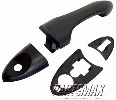 1310 | 2004-2007 FORD FOCUS RT Rear door handle outer except SVT; textured black | FO1310141|YS4Z5422404AAA