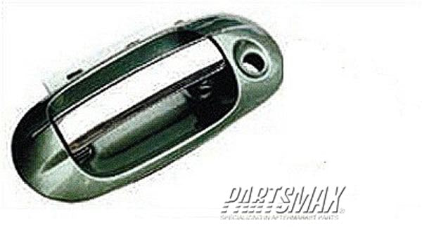 1310 | 2003-2009 LINCOLN NAVIGATOR LT Front door handle outer Smooth Black; Code UA | FO1310144|BL7Z7822405AAPTM