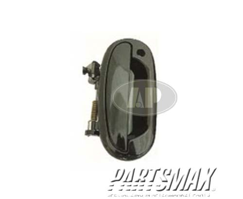 1311 | 1997-2003 FORD F-150 RT Front door handle outer XLT/Lariat; except Super Crew cab; smooth black | FO1311126|YL3Z1522404BAH