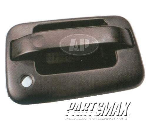 1311 | 2009-2014 FORD F-150 RT Front door handle outer w/o Chrome Insert; w/o Keyless Entry; textured flat black | FO1311129|CL3Z1522404BA