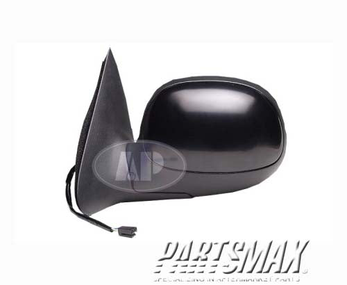 1700 | 1997-2002 FORD F-150 LT Mirror outside rear view Regular/Super Cab; Contour Type; Power; w/o Signal; w/Black Cover; PTM | FO1320134|F85Z17683BAA-PFM