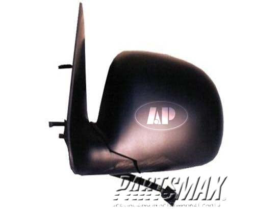 1320 | 1993-1997 FORD RANGER LT Mirror outside rear view power remote; folding design; matte black | FO1320136|F47Z17683EB