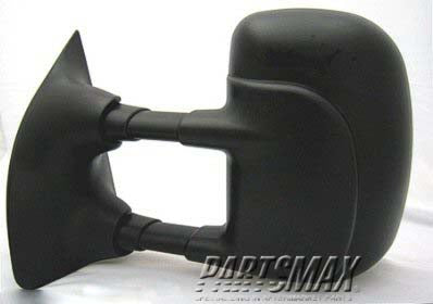 1320 | 1999-2003 FORD F-250 SUPER DUTY LT Mirror outside rear view single-swing telescoping trailer tow; manual; to 11/2/02 | FO1320195|1C3Z17683JAA