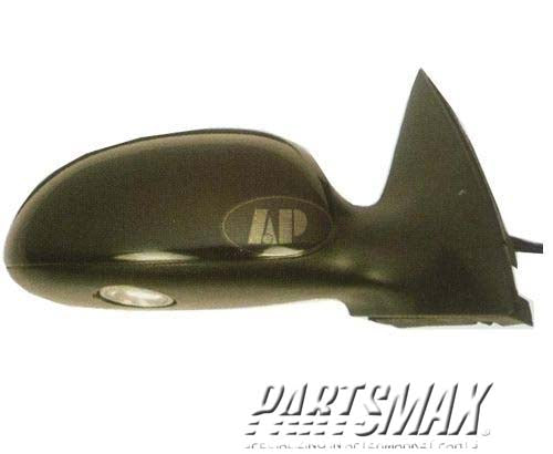 1320 | 2002-2006 FORD TAURUS LT Mirror outside rear view fixed design; heated power remote; w/puddle lamp; black | FO1320220|6F1Z17683B