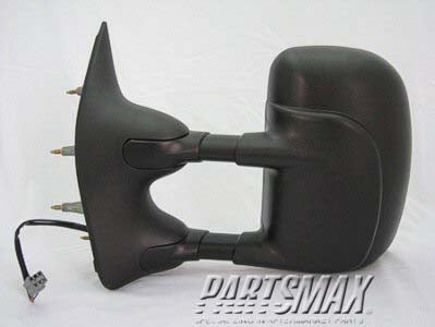 1320 | 2002-2002 FORD E-150 ECONOLINE CLUB WAGON LT Mirror outside rear view power remote; telescoping double swing | FO1320237|7C2Z17683CA