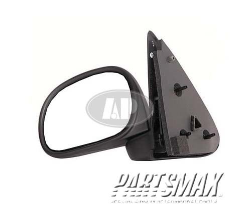1320 | 2002-2003 FORD F-150 LT Mirror outside rear view F-150/F-150 heritage/F-250; from 2-12-02; rectangular style | FO1320272|1L3Z17683GAA