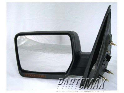 1320 | 2007-2008 FORD F-150 LT Mirror outside rear view Power; Heated; w/o Puddle Lamp; w/o Auto Dimmer; Black | FO1320321|8L3Z17683FA-PFM