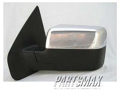 1320 | 2007-2008 FORD F-150 LT Mirror outside rear view Power; Heated; w/Signal; w/o Puddle Lamp; w/Memory; w/o Auto Dimmer; Chrome | FO1320334|8L3Z17683BA-PFM