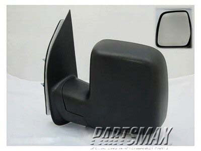 1320 | 2008-2009 FORD E-350 SUPER DUTY LT Mirror outside rear view Manual; Sail Type | FO1320337|7C2Z17683BA