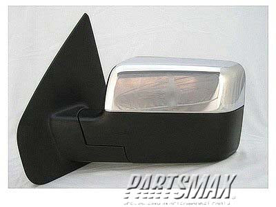 1320 | 2007-2008 FORD F-150 LT Mirror outside rear view Power; Heated; w/Signal Lamp; w/Puddle Lamp; w/Memory; Chrome | FO1320372|8L3Z17683AA