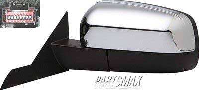 1320 | 2005-2007 FORD FIVE HUNDRED LT Mirror outside rear view Power; Heated; w/Memory; w/Puddle Lamp; w/Chrome Cover; see notes | FO1320376|6G1Z17683C-PFM