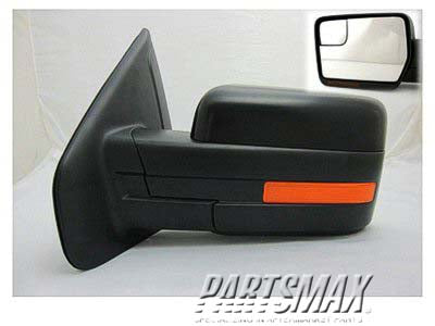 1700 | 2011-2014 FORD F-150 LT Mirror outside rear view Power; Heated; w/o Puddle Lamp; w/Memory; w/Signal; w/o Auto Dimmer; PTM | FO1320405|BL3Z17683DAPTM-PFM
