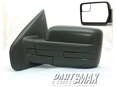 1320 | 2011-2014 FORD F-150 LT Mirror outside rear view Std Type; Manual; Textured | FO1320409|BL3Z17683AA