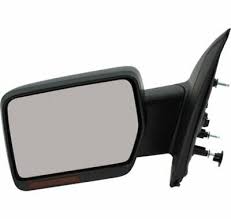 1320 | 2015-2015 FORD F-150 LT Mirror outside rear view Std Type; Power; Heated; w/o BLIS; w/Spot Lamp; Pwr-Fold; w/o Dimmer; PTM | FO1320531|FL3Z17683KAPTM-PFM