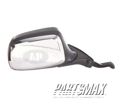 1321 | 1992-1996 FORD F-150 RT Mirror outside rear view manual; paddle design; black & bright | FO1321152|F7TZ17682DAA