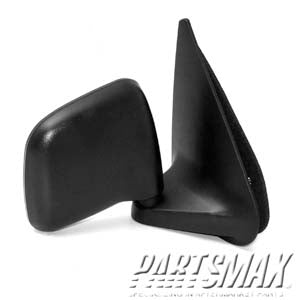 1321 | 1994-1998 MAZDA B4000 RT Mirror outside rear view BASE|SX; Manual; Post Mount Paddle Design | FO1321156|ZZP069120