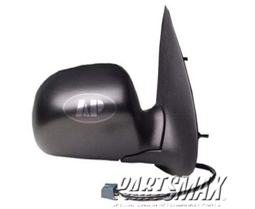 1321 | 1995-1997 FORD WINDSTAR RT Mirror outside rear view power remote; heated; prefinished textured black | FO1321167|F88Z17682AAA