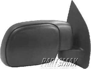 1321 | 2001-2005 FORD F-250 SUPER DUTY RT Mirror outside rear view power remote paddle; requires included plug adapter | FO1321213|FO1321213