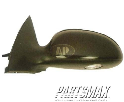 1321 | 2002-2006 FORD TAURUS RT Mirror outside rear view fixed design; heated power remote; w/puddle lamp; black | FO1321220|6F1Z17682B