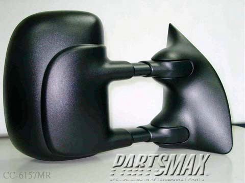 1321 | 2003-2004 FORD F-350 SUPER DUTY RT Mirror outside rear view dual-swing telescoping trailer tow; manual; from 11/2/02 | FO1321226|3C3Z17682AAA