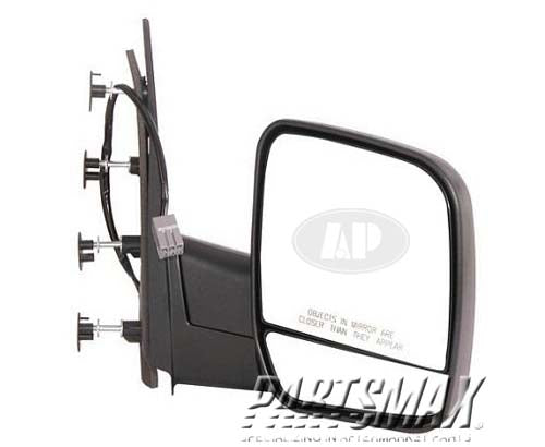1321 | 2003-2006 FORD E-350 SUPER DUTY RT Mirror outside rear view power remote; dual glass mirror; w/o puddle lamp | FO1321254|2C2Z17682AAC