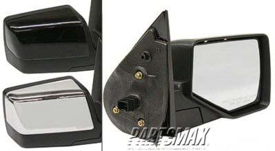 1321 | 2006-2010 FORD EXPLORER RT Mirror outside rear view Power; Non-Heated; w/Cover; PTM; see notes | FO1321279|6L2Z17682DA-PFM