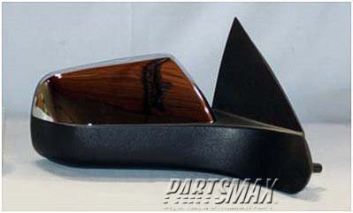 1321 | 2008-2011 FORD FOCUS RT Mirror outside rear view Power; Heated; w/Cover; Chrome; see notes | FO1321319|8S4Z17682CA-PFM