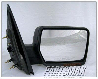 1321 | 2007-2008 FORD F-150 RT Mirror outside rear view Power; Heated; w/o Puddle Lamp; Black | FO1321321|8L3Z17682FA