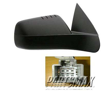 1321 | 2008-2011 FORD FOCUS RT Mirror outside rear view Power; Heated; Textured Black; w/Cover; see notes | FO1321331|8S4Z17682CA-PFM