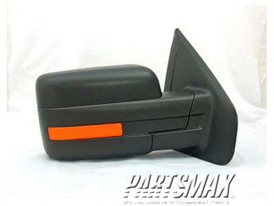 1321 | 2009-2010 FORD F-150 RT Mirror outside rear view Std Type; Power; w/o Puddle Lamp; Heated; Textured Black | FO1321349|9L3Z17682CB