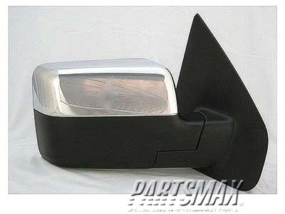 1321 | 2007-2008 LINCOLN MARK LT RT Mirror outside rear view Power; Heated; w/Signal Lamp; w/Puddle Lamp; w/Memory; Chrome | FO1321372|8L3Z17682AA