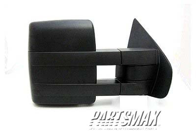 1710 | 2011-2012 FORD F-150 RT Mirror outside rear view Trailer Tow Type; Power; Heated; w/Memory; w/Signal; w/Puddle Lamp; Texture | FO1321389|BL3Z17682DA