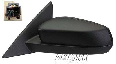 1321 | 2010-2010 FORD MUSTANG RT Mirror outside rear view BASE|GT|GT500; Includes Textured & PTM Covers; see notes | FO1321402|AR3Z17682AA-PFM